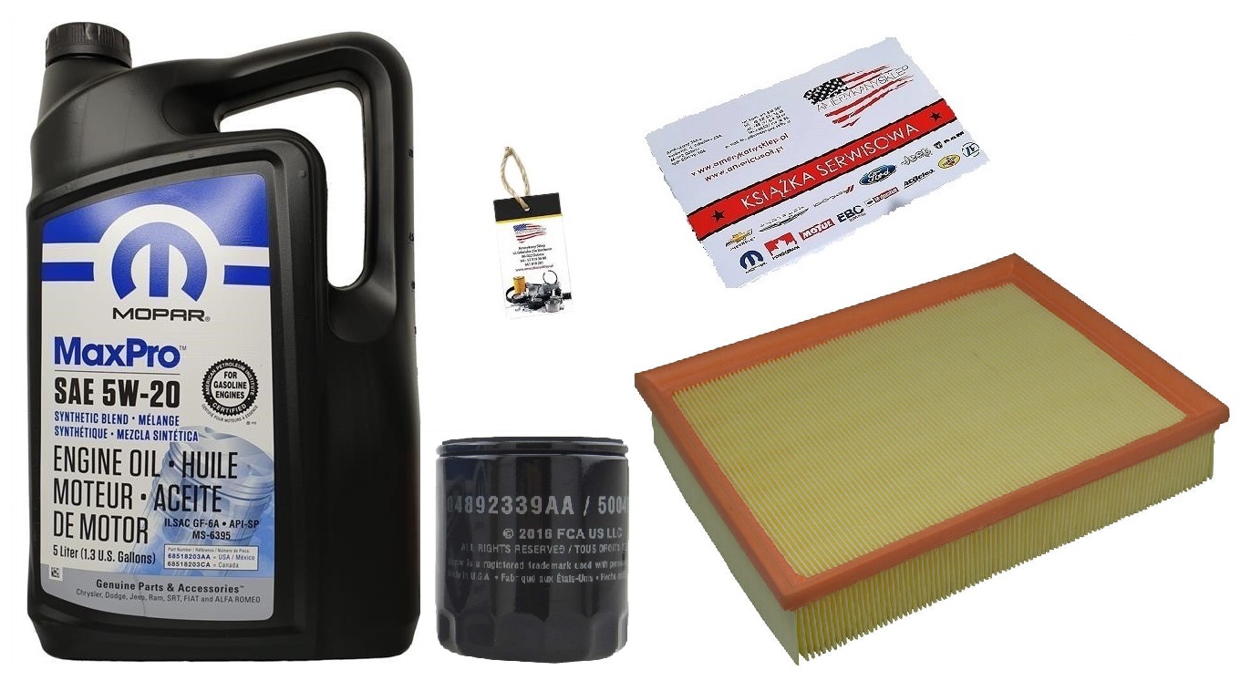 MOPAR 5W20 + FILTRY DODGE NITRO 3,7 09-11