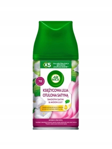 4x Air Wick Náplň automatického vzduchu Lilie obalená saténem 250 ml