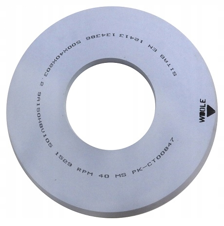 ŚCIERNICA TARCZA SZLIFIERSKA ŚCIERNA 500x40x203.2