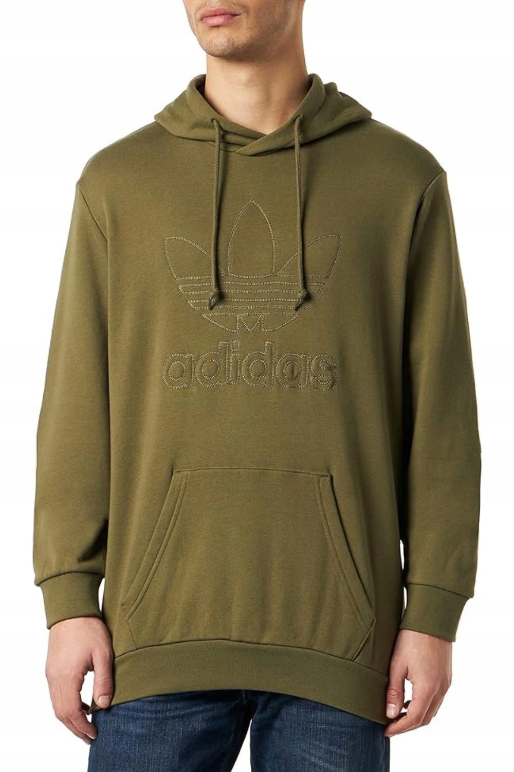 Pánská mikina Adidas Graphics s kapucí sportovní tepláková klokanka vel.