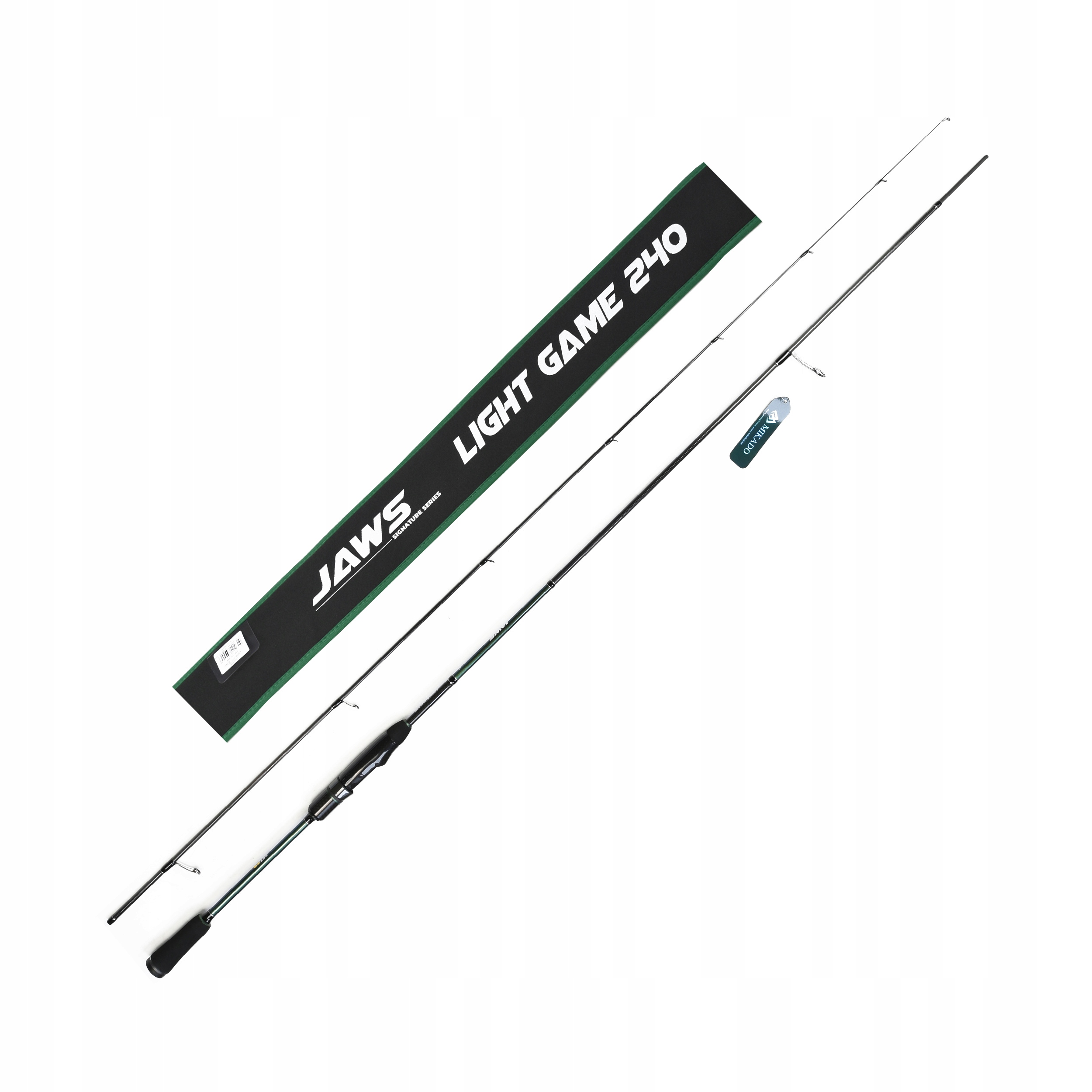Wędka spinningowa Mikado Jaws Light Game 2.40m -10g okonie na małe przynęty