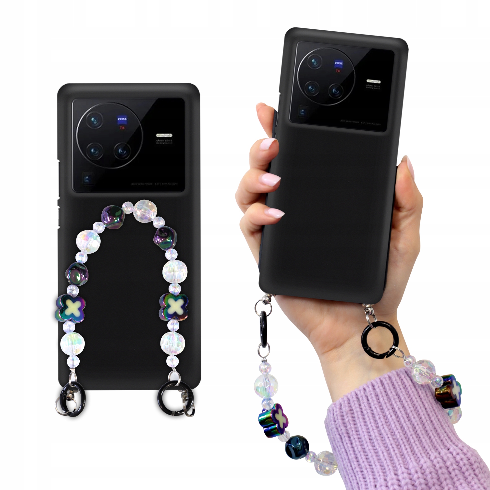 Puzdro Mat Čierne Pre Vivo X80 Pro Blink Korale Holo