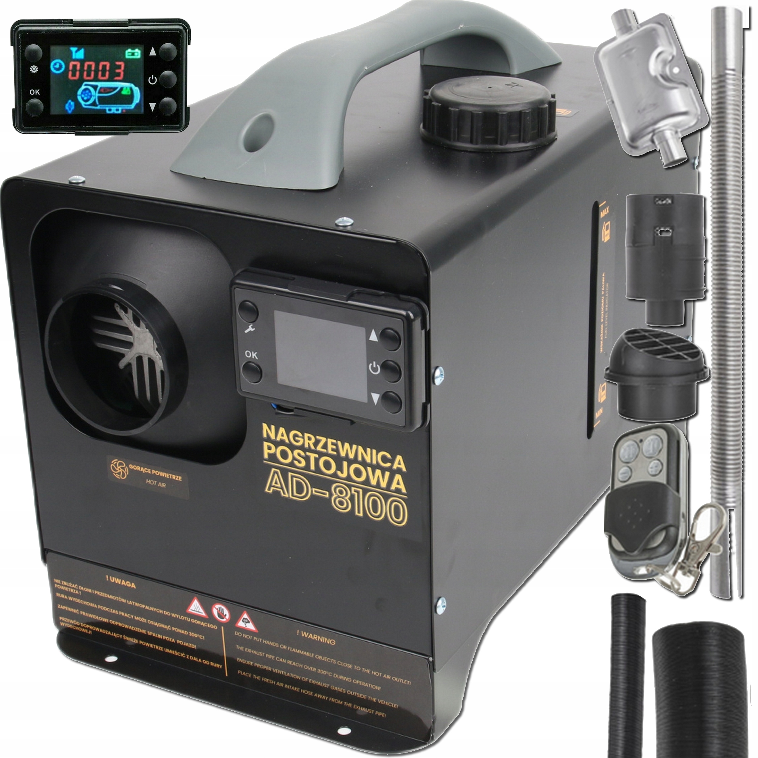 Vykurovanie Garáže Auta Typu Webasto 8KW 230V 12V Parkovací Ohrievač