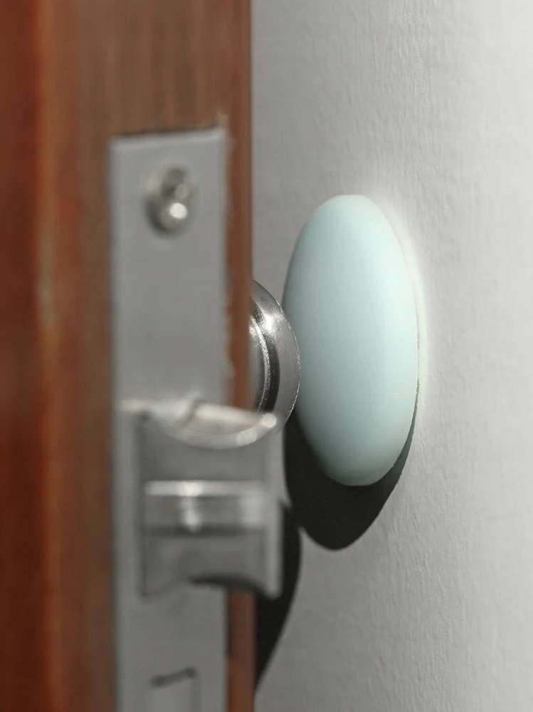 ODBOJNIK ODBÓJ KLAMKI DRZWI SAMOPRZYLEPNY DO ŚCIAN STOPER NIEBIESKI 40mm Marka inna