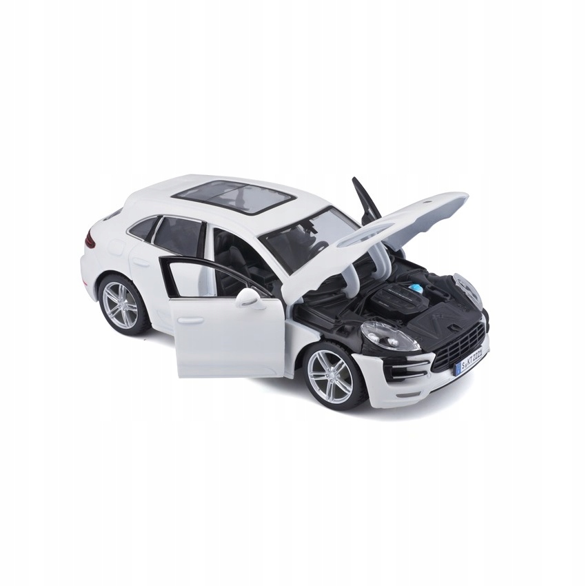 Porsche Macan BIAŁY 1:24 model Bburago 18-21077 Płeć chłopcy dziewczynki