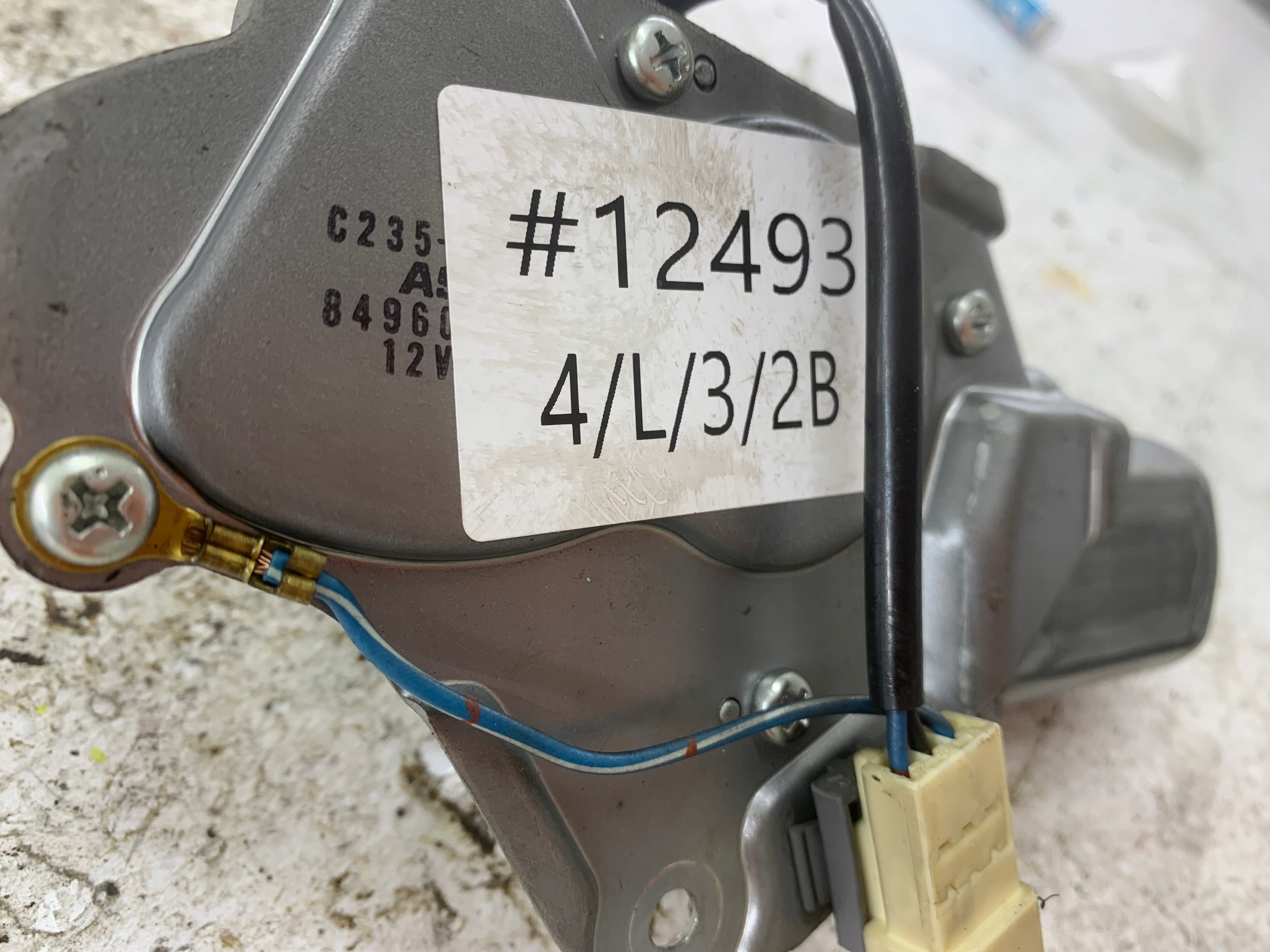 MAZDA 5 és CR motor ablaktörlők hátsó 849600-0280
