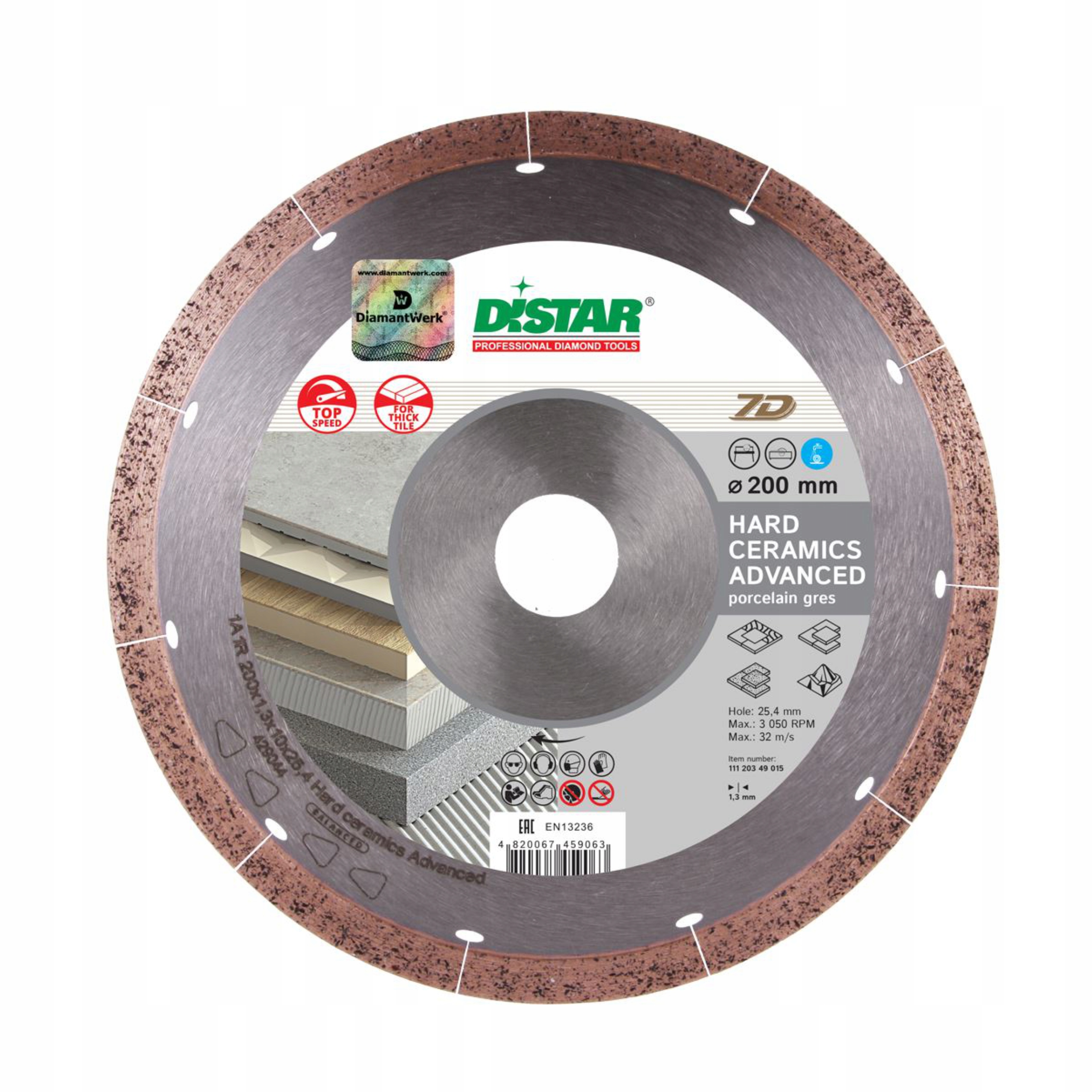 

Distar Hard Ceramics Advanced 200 mm x 25,40 mm