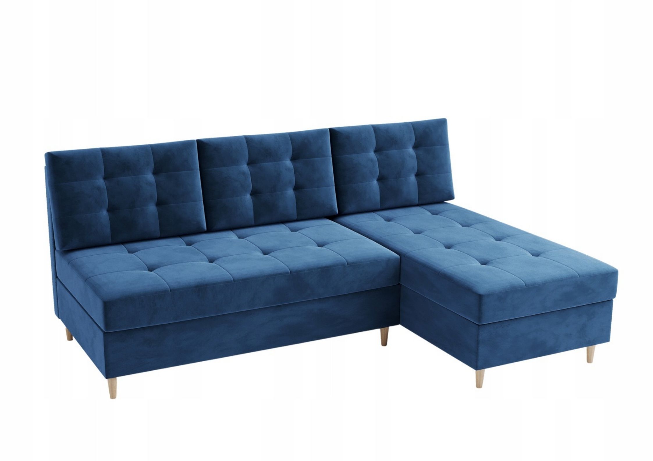 Mały skandynawski pikowany narożnik PERO 200x140 Kolekcja Rozkładany PERO