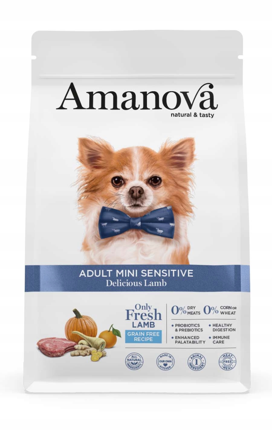 Levně Amanova Adult Mini Sensitive Delicious Lamb 7 kg