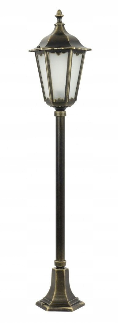Lampa stojąca ogrodowa patyna Retro Classic 114cm słupek latarnia do ogrodu
