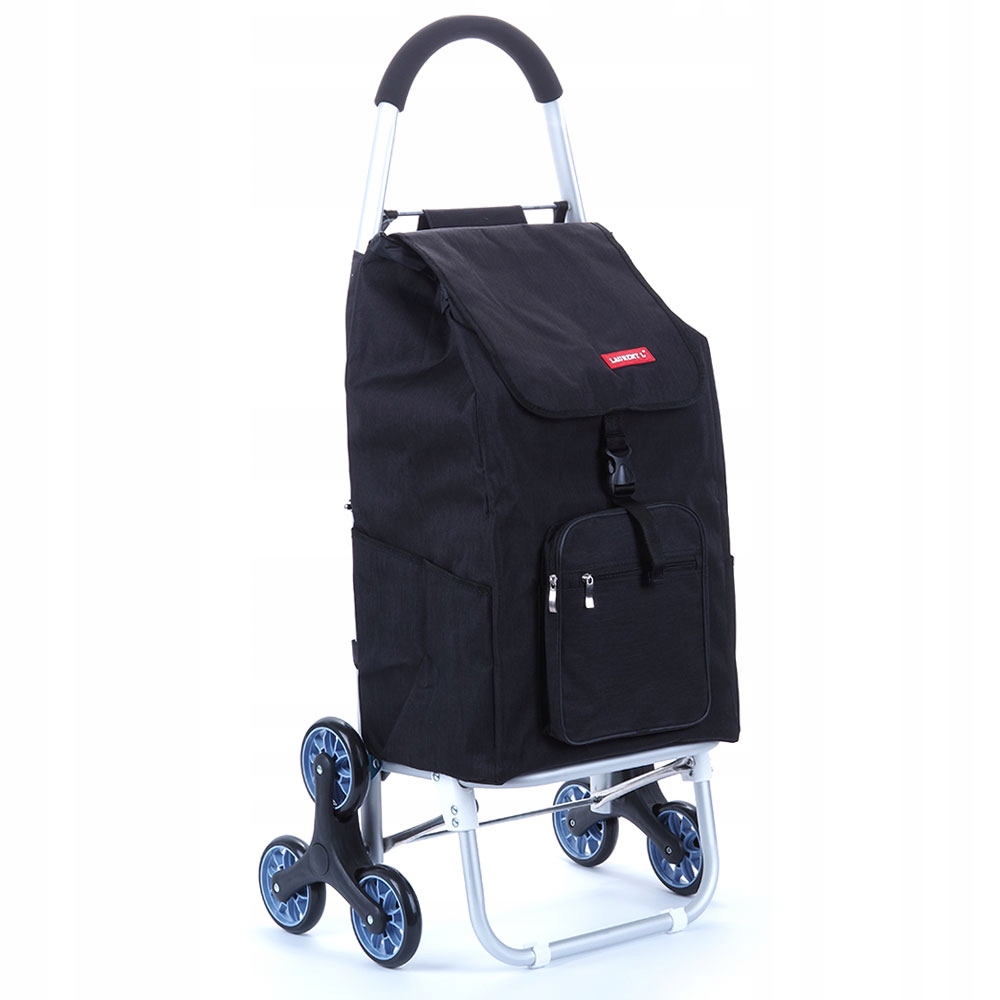 Nákupní vozík na kolečkách pro šestikolové schody 40 l