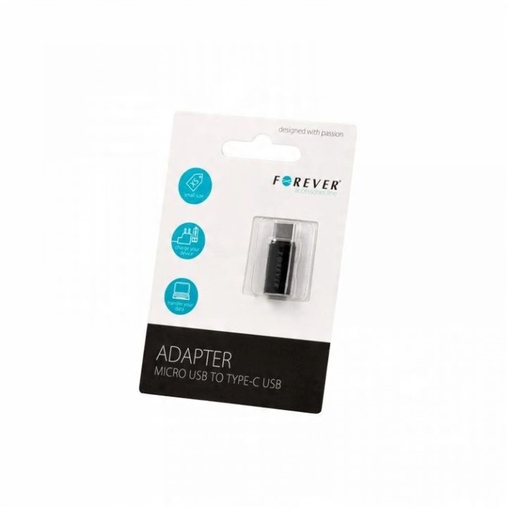 

Adapter micro Usb Usb-c Typ C Przejściówka Forever