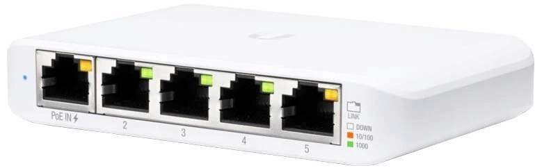 UBIQUITI UniFi Switch Flex Mini, 5 port, (4) GbE, (1) GbE PoE input port for power — 4