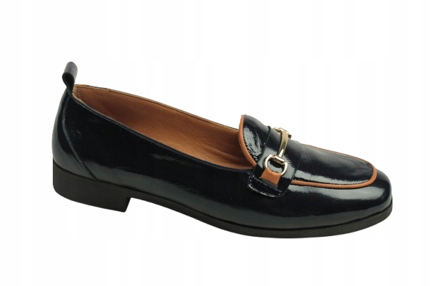 Dámské mokasíny Venezia V467-01627-04NAV vel.38 Tmavě modré Lico kůže