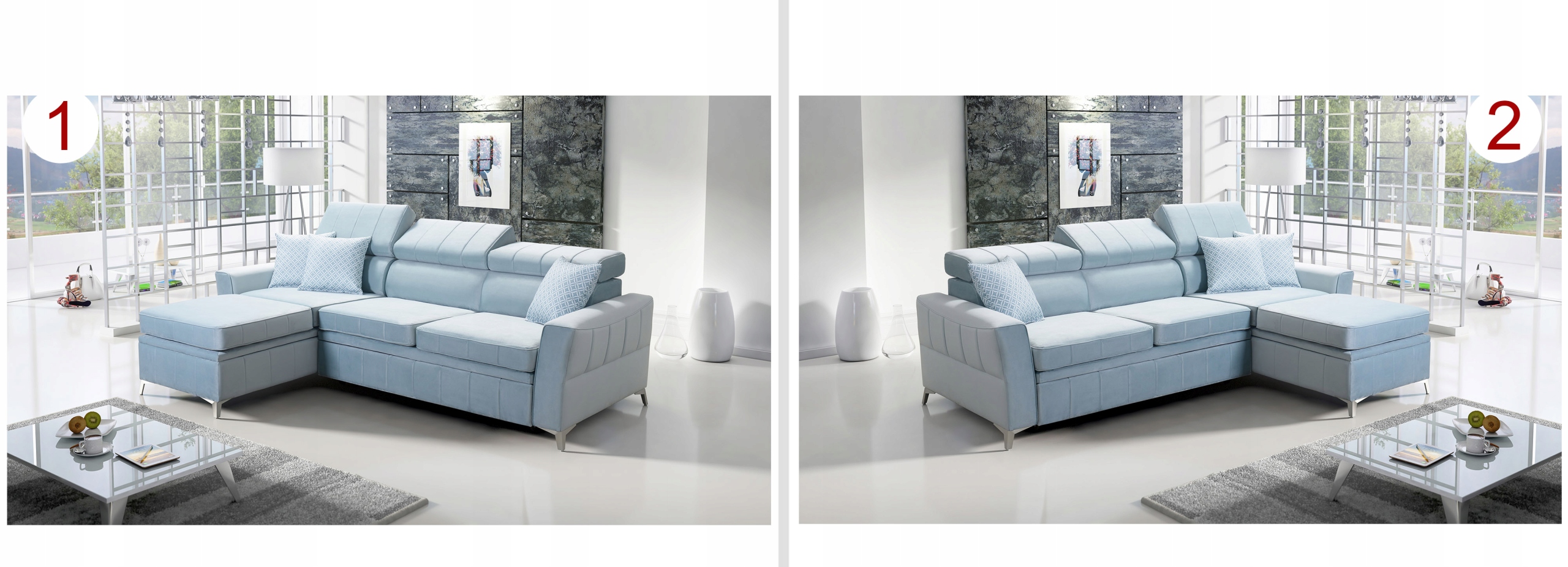 Narożnik BARTEZ I - NOWOCZESNY OD BRATTEX Kolekcja BARTEZ