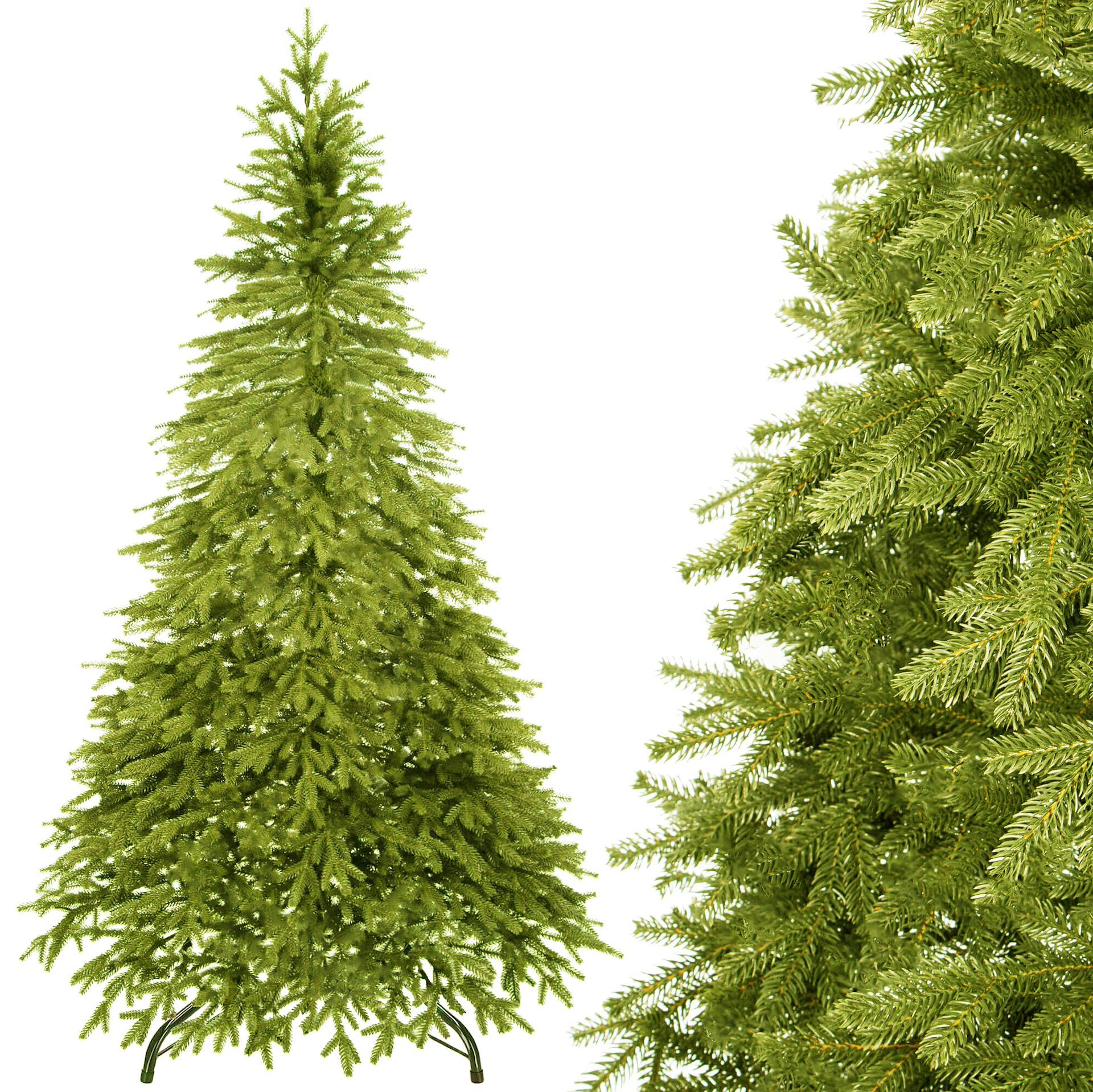Choinka Sztuczna Świerk Kaukaski 220cm Premium Delux 100% Pe Gęsta