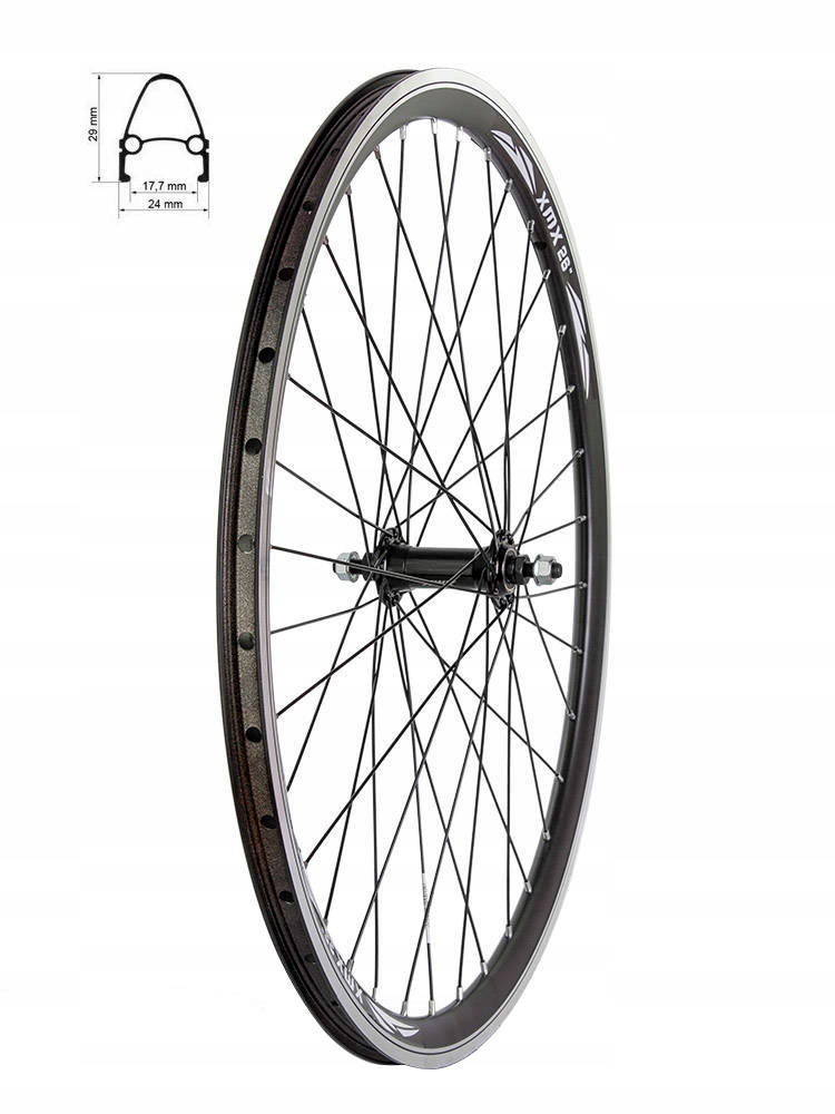 Koło przód XMX 27,5" XMX-A201 maszynowa, V-brake