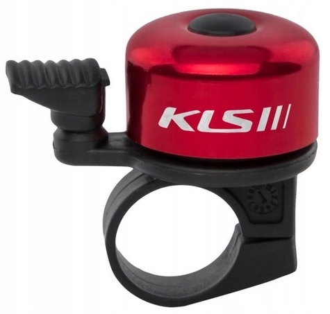 

Dzwonek Rowerowy Kellys Bang 10 srebrny Red Alu