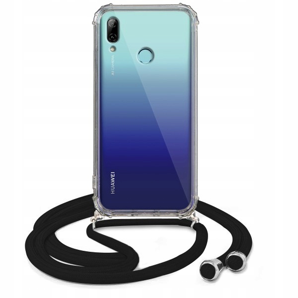 

Etui Crossbody Huawei P Smart 2019 Czarny Sznurek