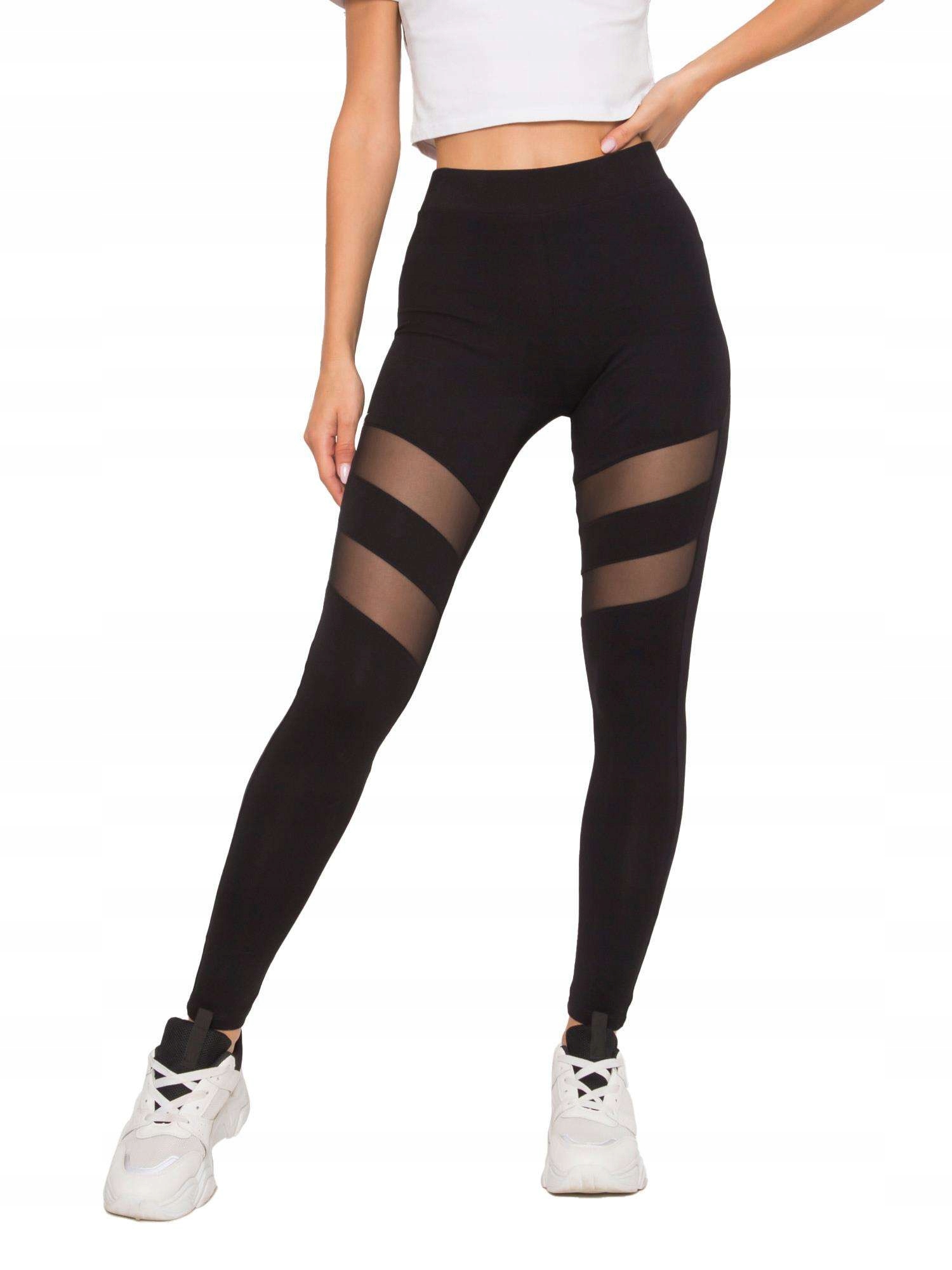 

Legginsy Damskie klasyczne długie getry - S