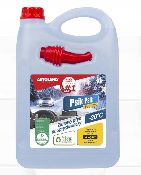 Autoland płyn do spryskiwaczy zimowy psik -20°C 4L