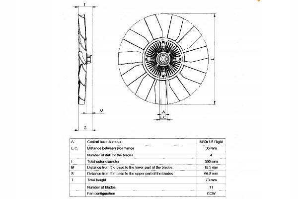 Nrf Viskózová Spojka Vw LT/T4 28-35 II, Lt 28-46 Asistent řidiče #28