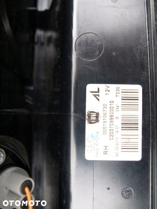 Fiat Doblo 09r AL light rear part rear right right