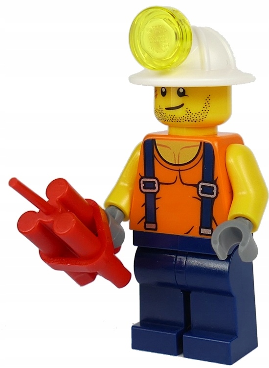 

Lego City Górnik Z Kopalni Z Dynamitem Nowy