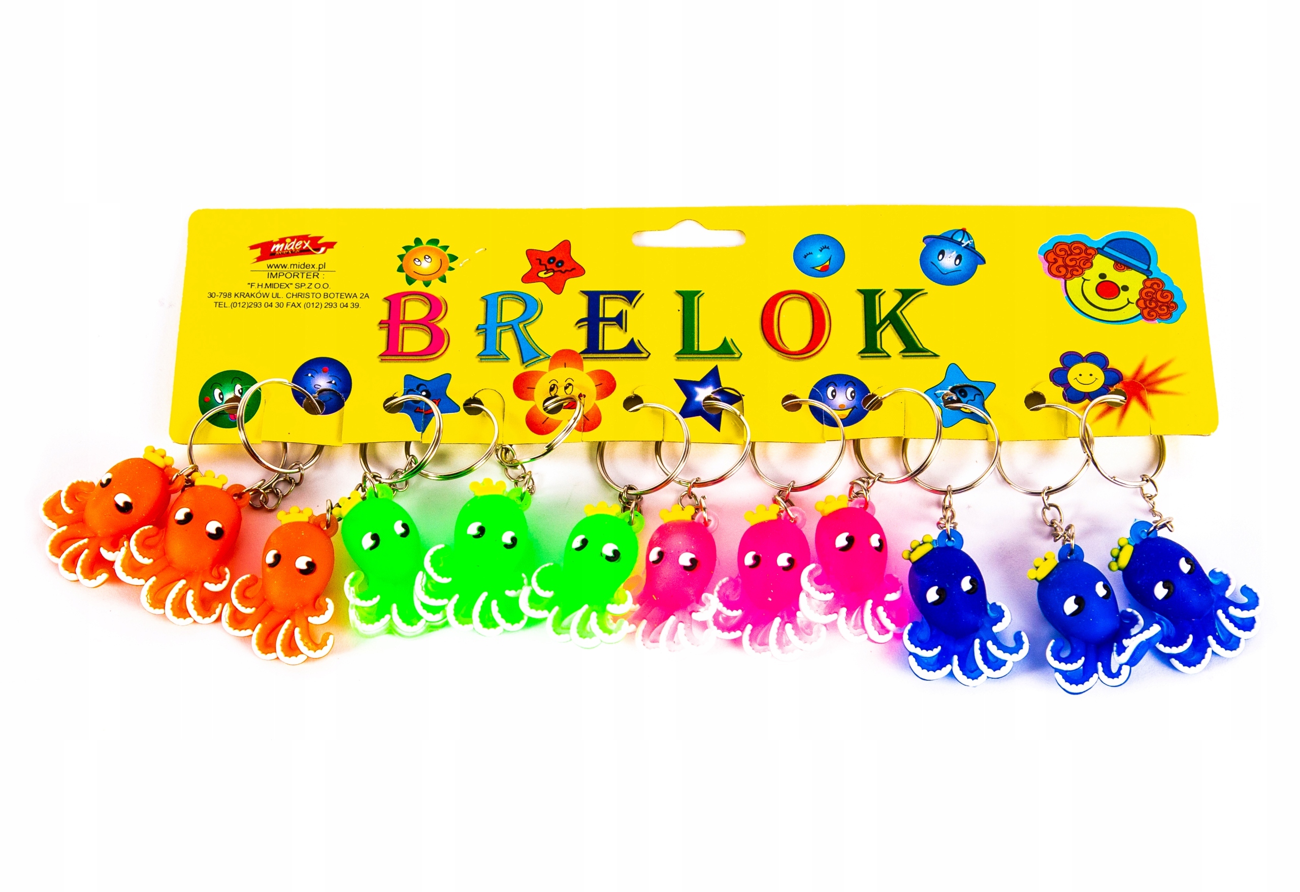 

Ośmiornica Brelok Do Kluczy Zawieszka 12szt