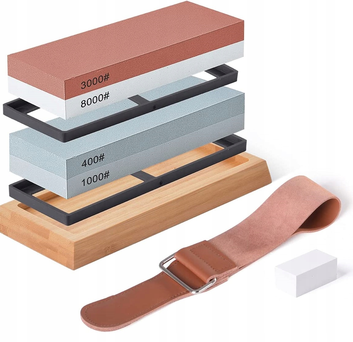 OSEŁKA Kamień Wodny do Ostrzenia Noży Ostrzałka Dwustronna Ostrzenie Zestaw EAN (GTIN) 5904310263559