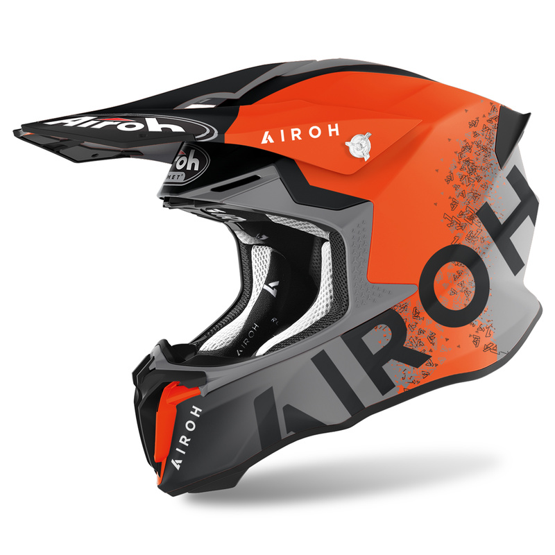 Prilba Cross Enduro Štvorkolka Offroad Airoh Twist 2.0 Bit Orange Matt L Akcia