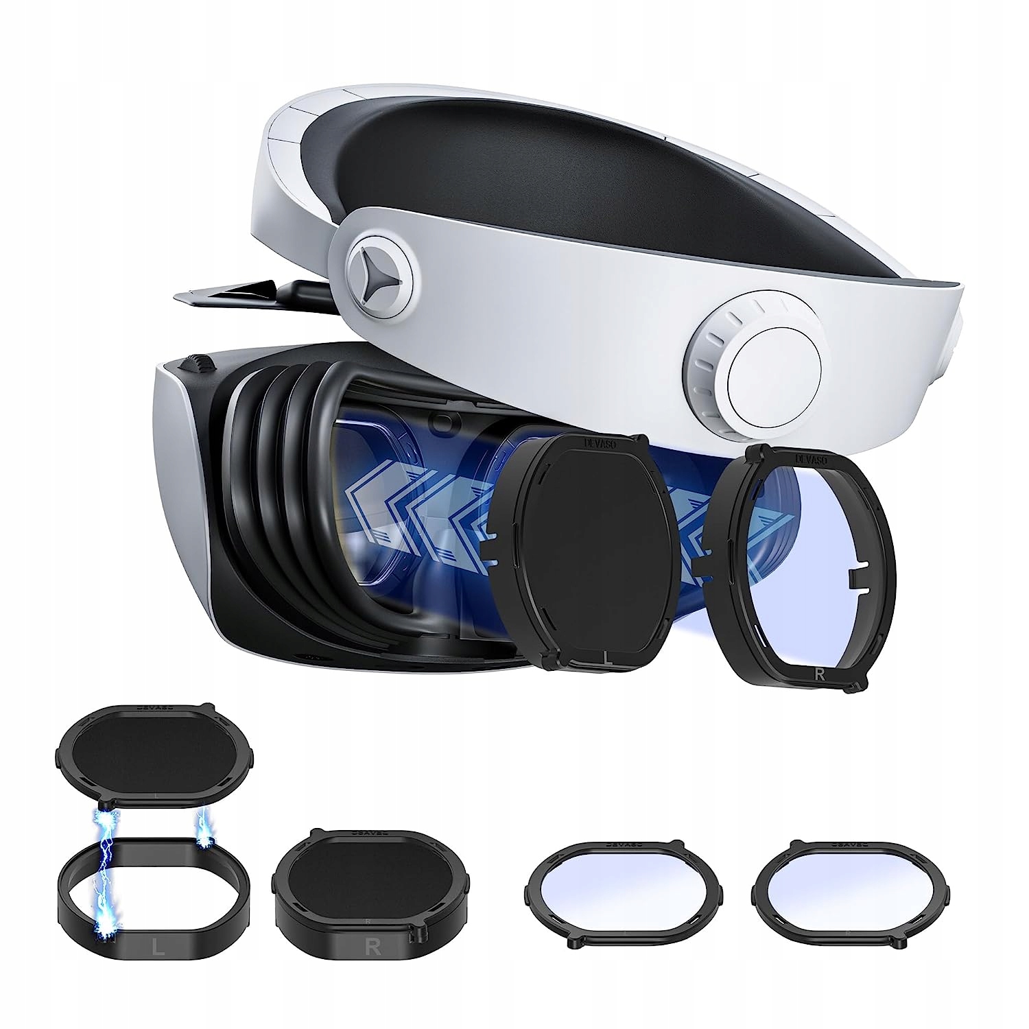 GLASSES SPACER PROTECTOR COMBINATION FOR PS VR2