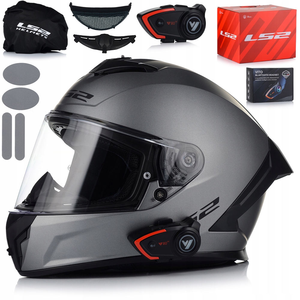 Motocyklová Prilba LS2 FF820 Rapid III Systém Pinlock Ecer 22.06 Interkom