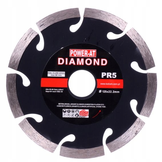 

Tarcza Diamentowa Segmentowa 115 Betonu Kamienia