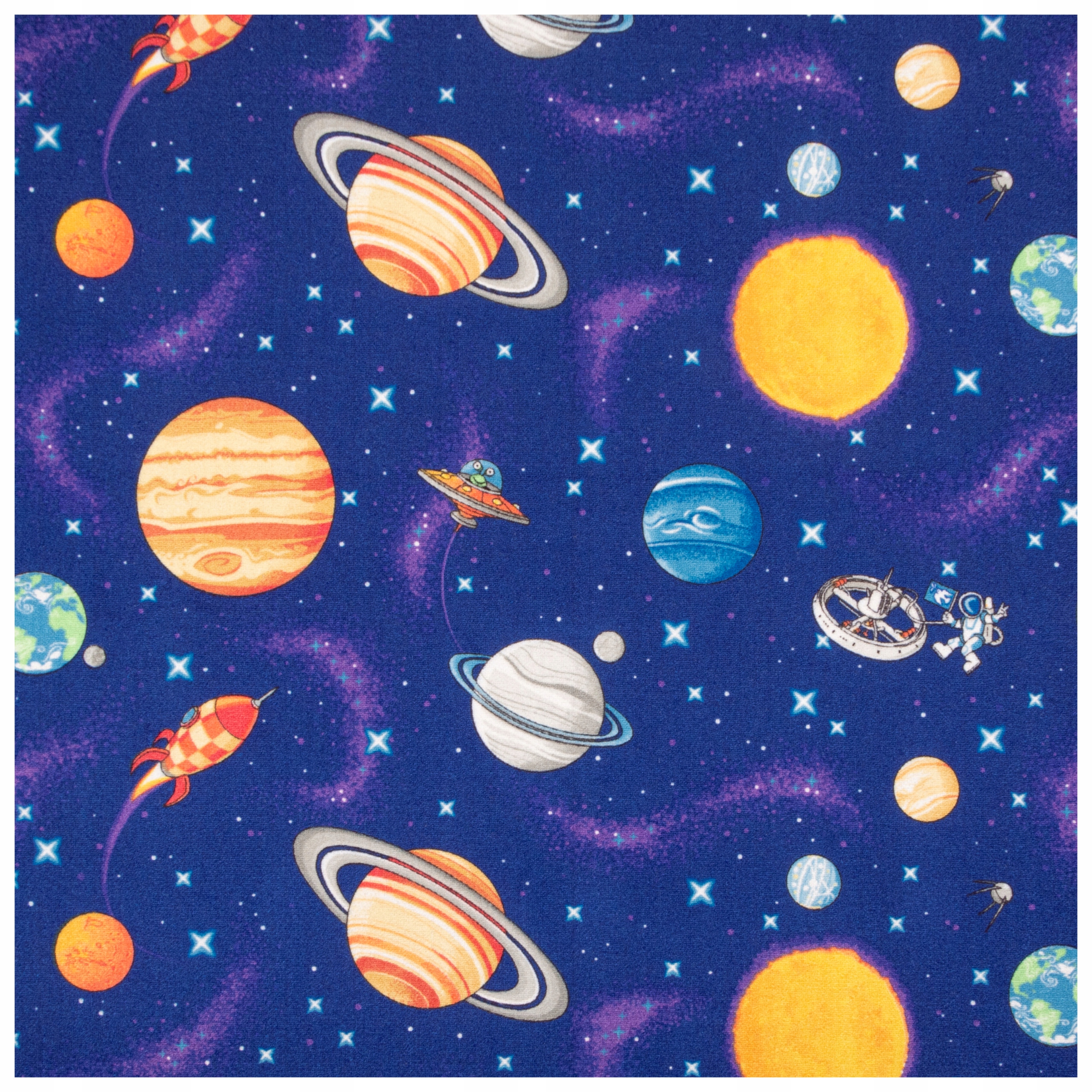

Wykładzina Dywanowa Dziecięca planety kosmos sz.4m