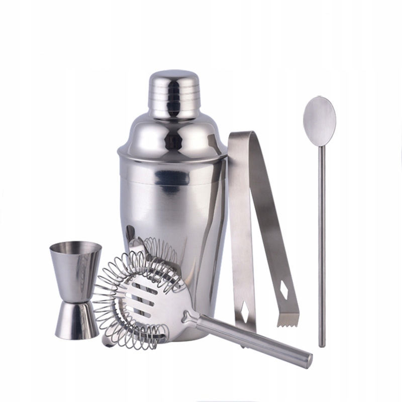 

Zestaw Barmański 5 elem. shaker jigger 15/30 ml