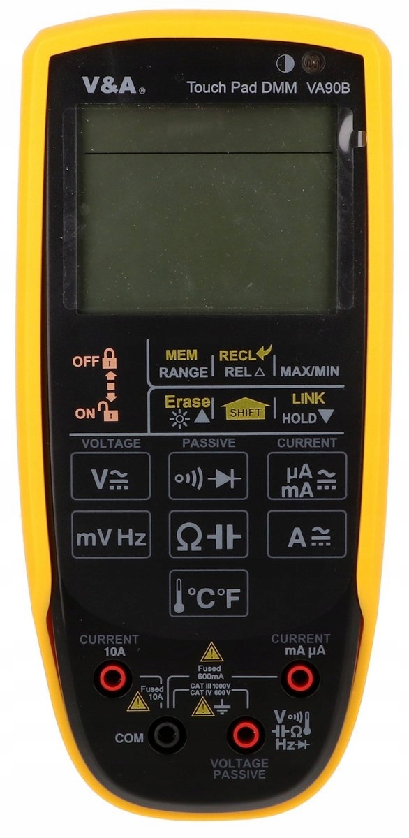 Multimetr z panelem dotykowym funkcja Auto Scan IP67 10A 1kV Ac/dc VA90B