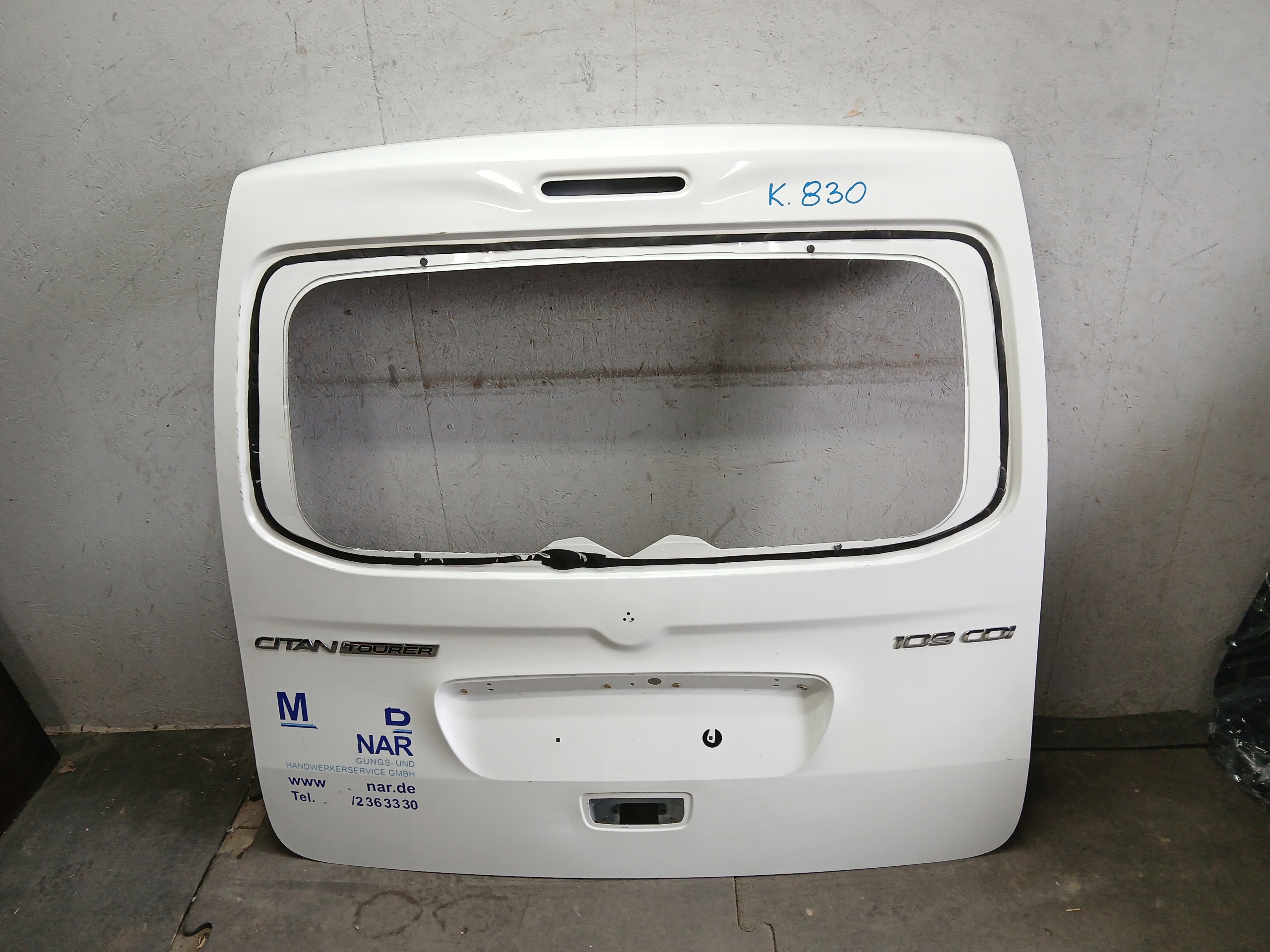 KLAPA TYŁ MERCEDES CITAN W415 A415