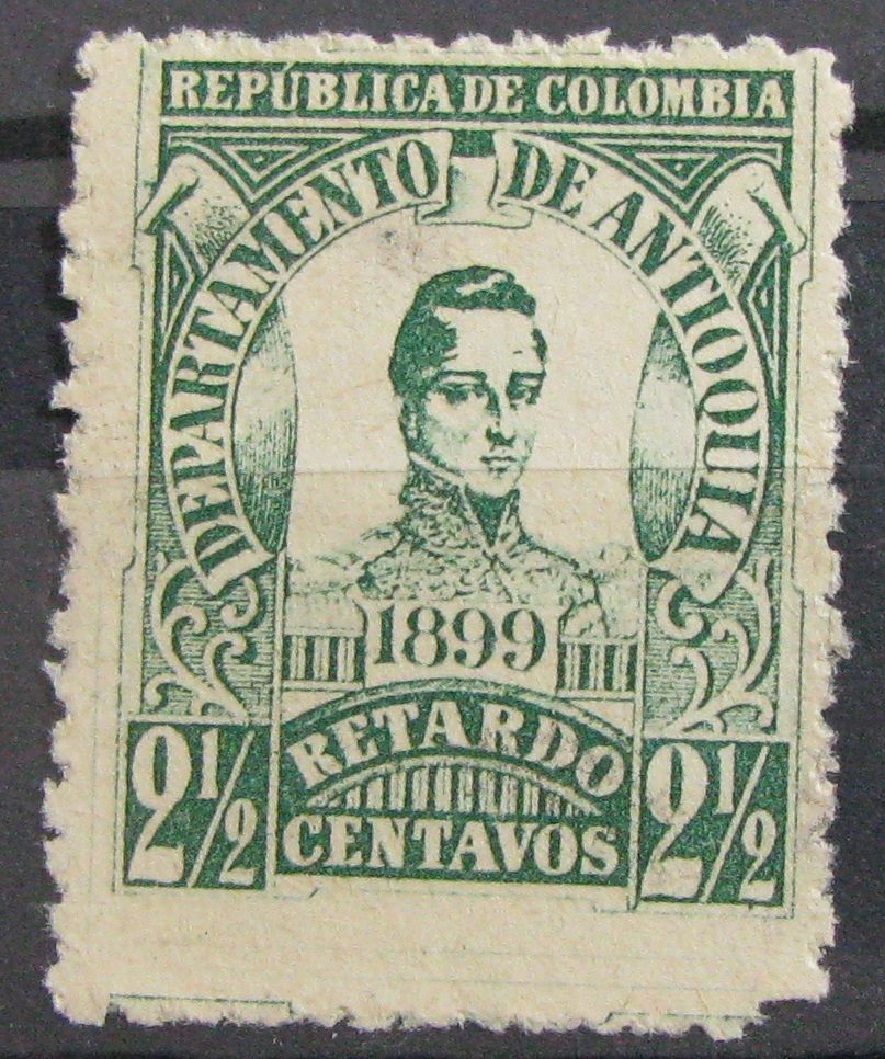 KOLUMBIA - znaczek czysty (**) - bez kleju