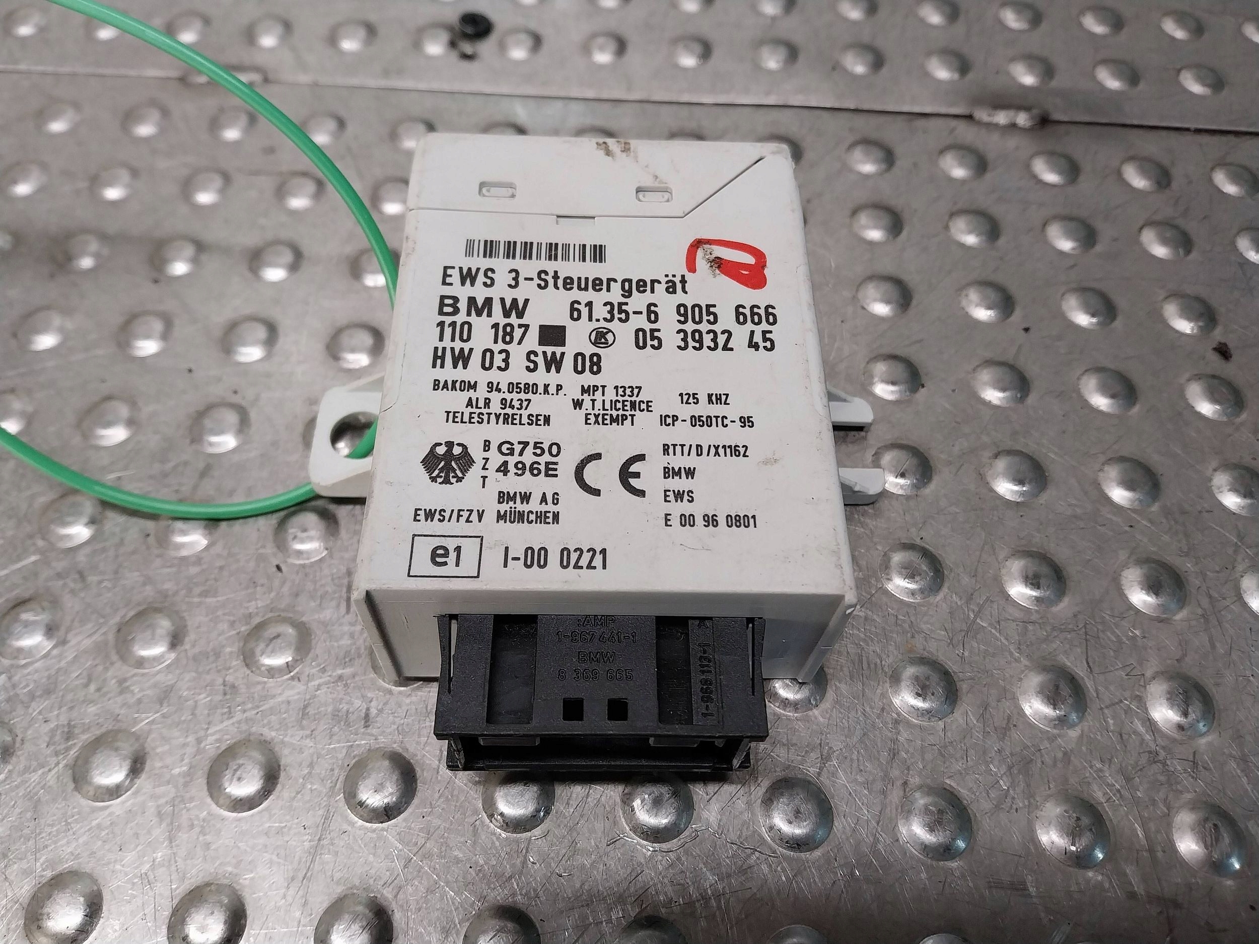 module control unit IMMOBILAIZERA EWS 6905666 BMW E39 E46 E53