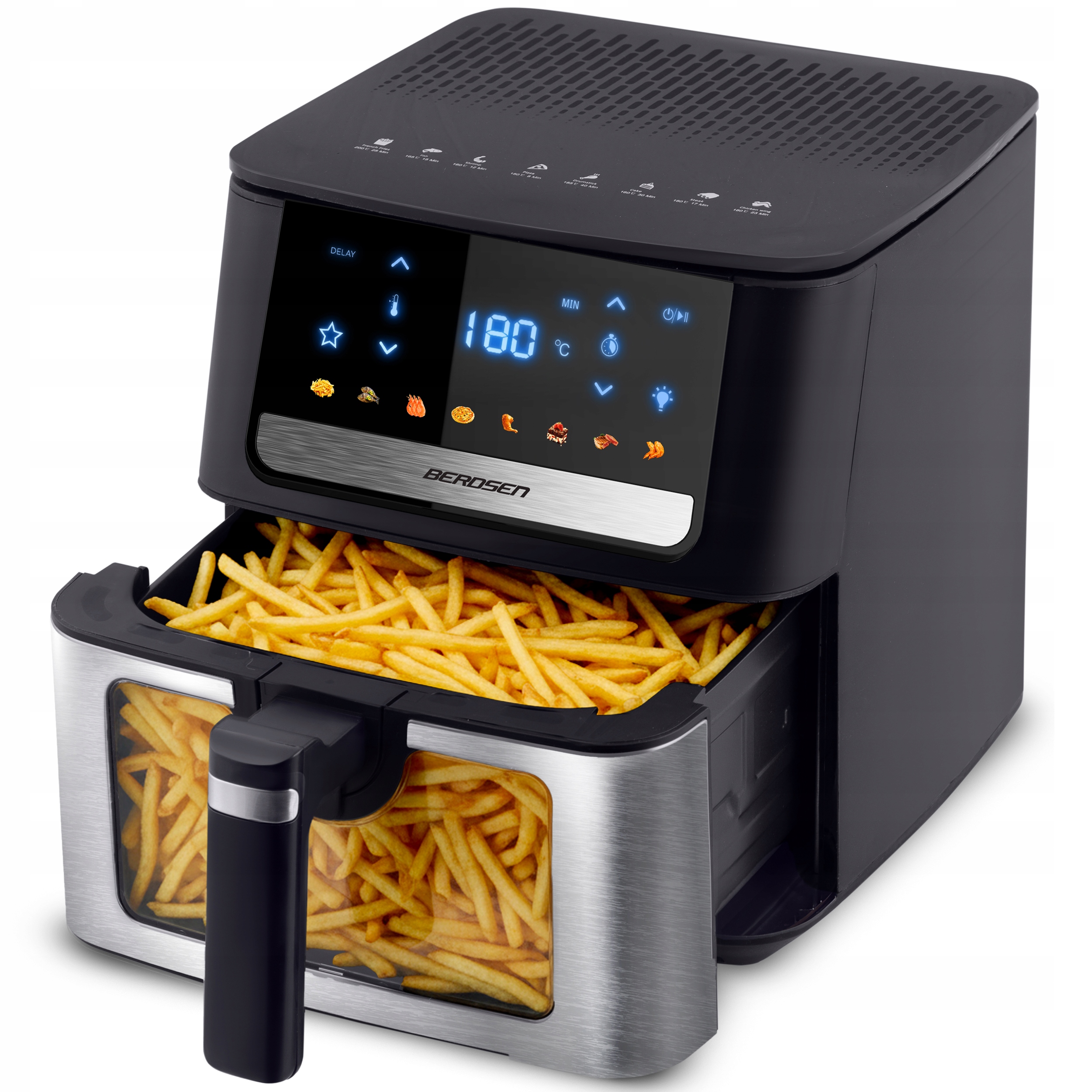 Frytkownica Beztłuszczowa Air Fryer Frytownica 6,5L Berdsen 1700W