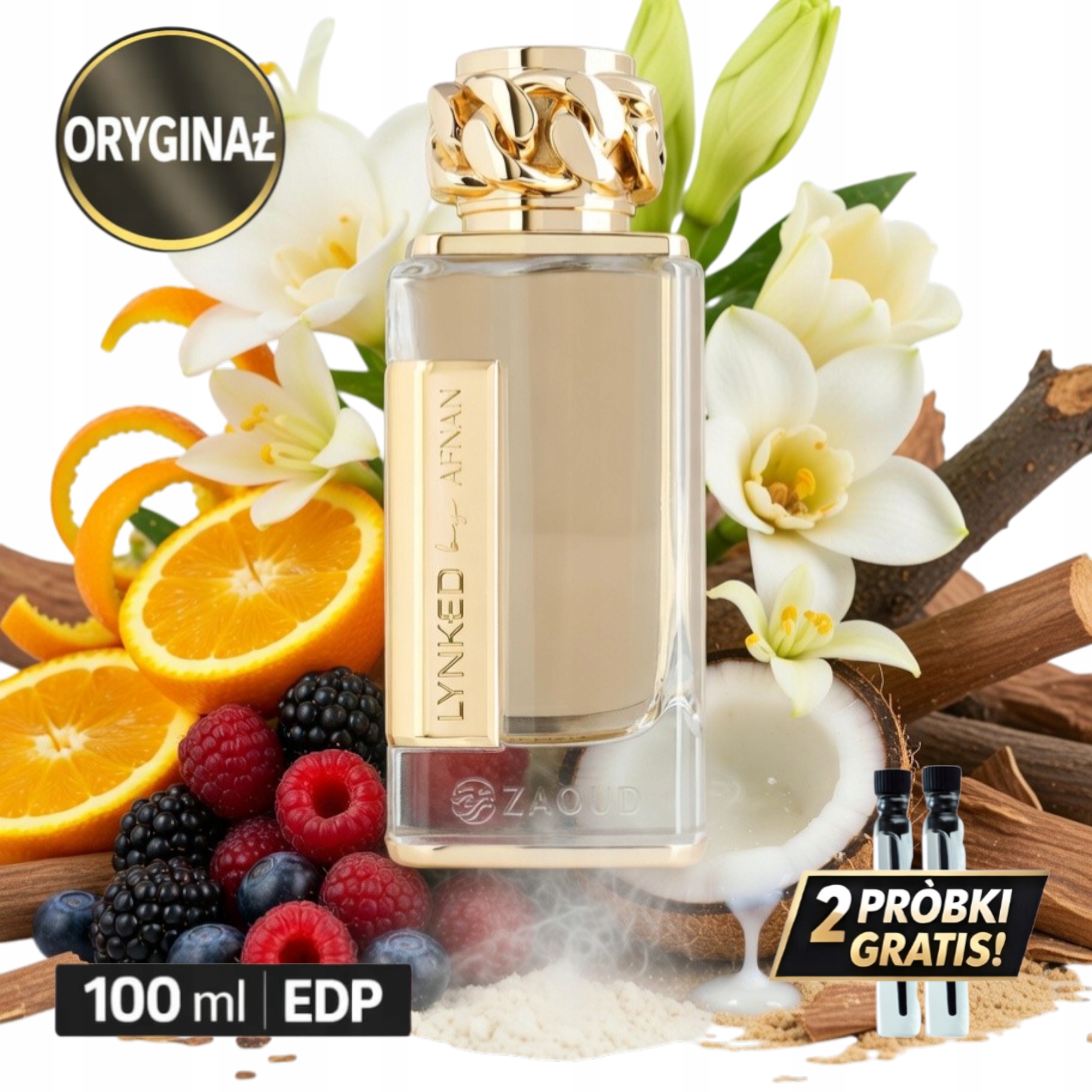 Perfumy Afnan Lynked Forever 100ml 2 Próbki