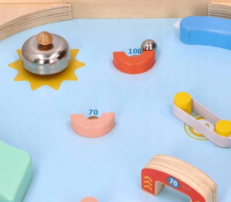 ADAM TOYS GRA ZRĘCZNOŚCIOWA PINBALL FLIPPER DREWNIANY 3+ Bohater brak