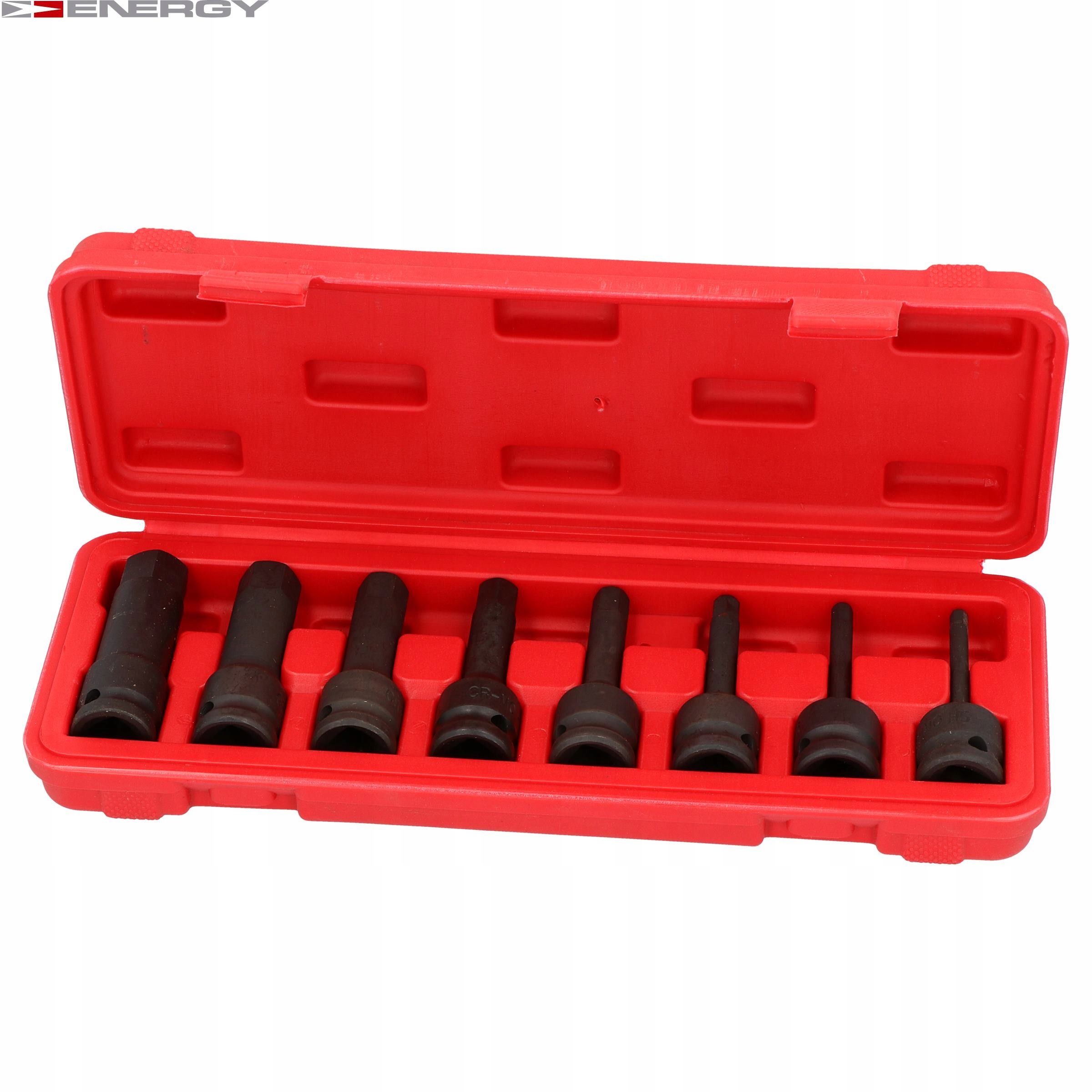 ZESTAW BITÓW UDAROWYCH TYPU HEX 9-EL Liczba elementów zestawy