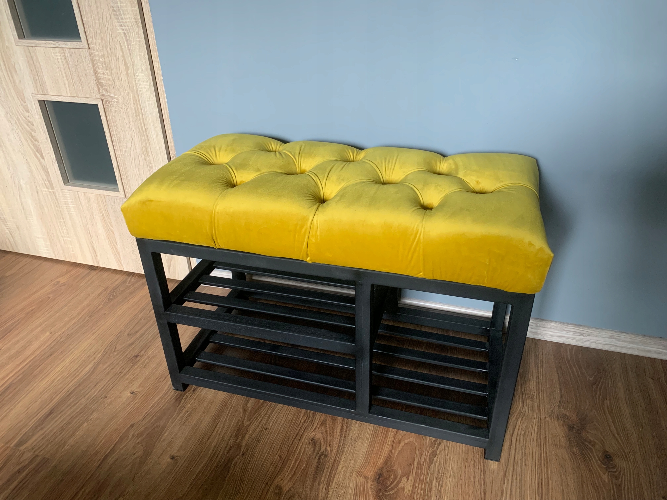 Ławka na buty loft Szerokość mebla 75 cm