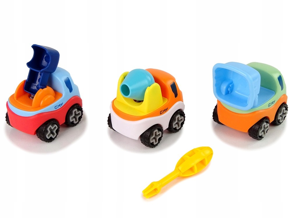 Zestaw 3 Aut Do Rozkręcania Autka Budowalne Śrubok