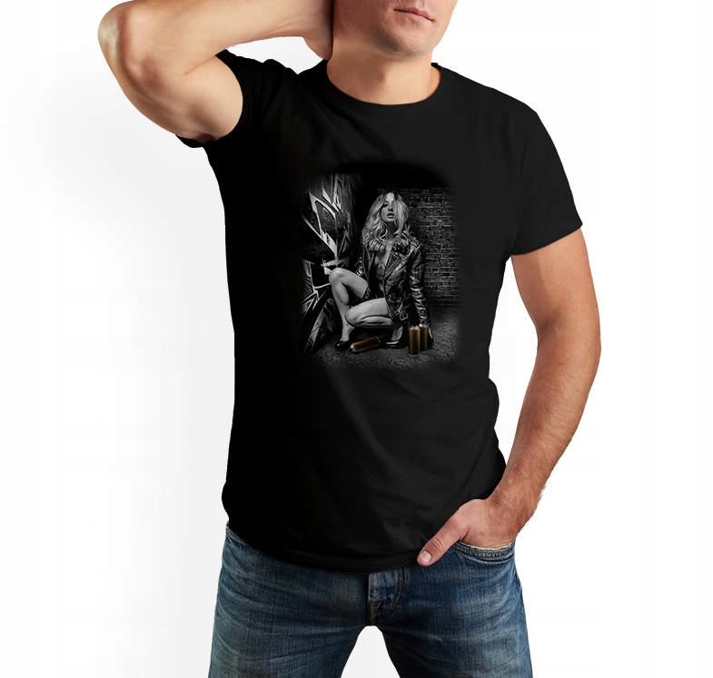

T-shirt męski Nadruk Graffiti 2XL