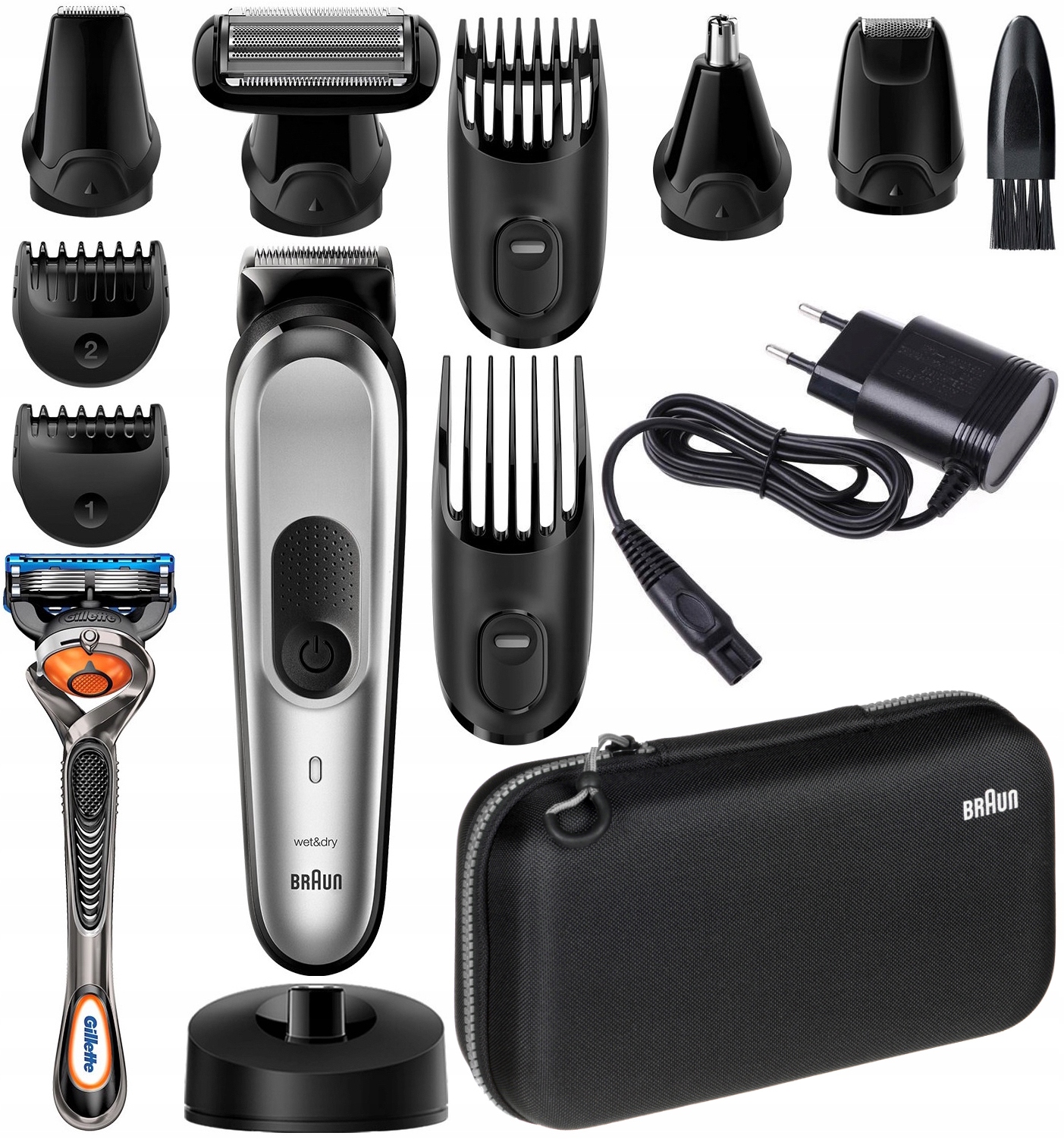 

Wielofunkcyjny Trymer Braun MGK7920TS Wet&Dry