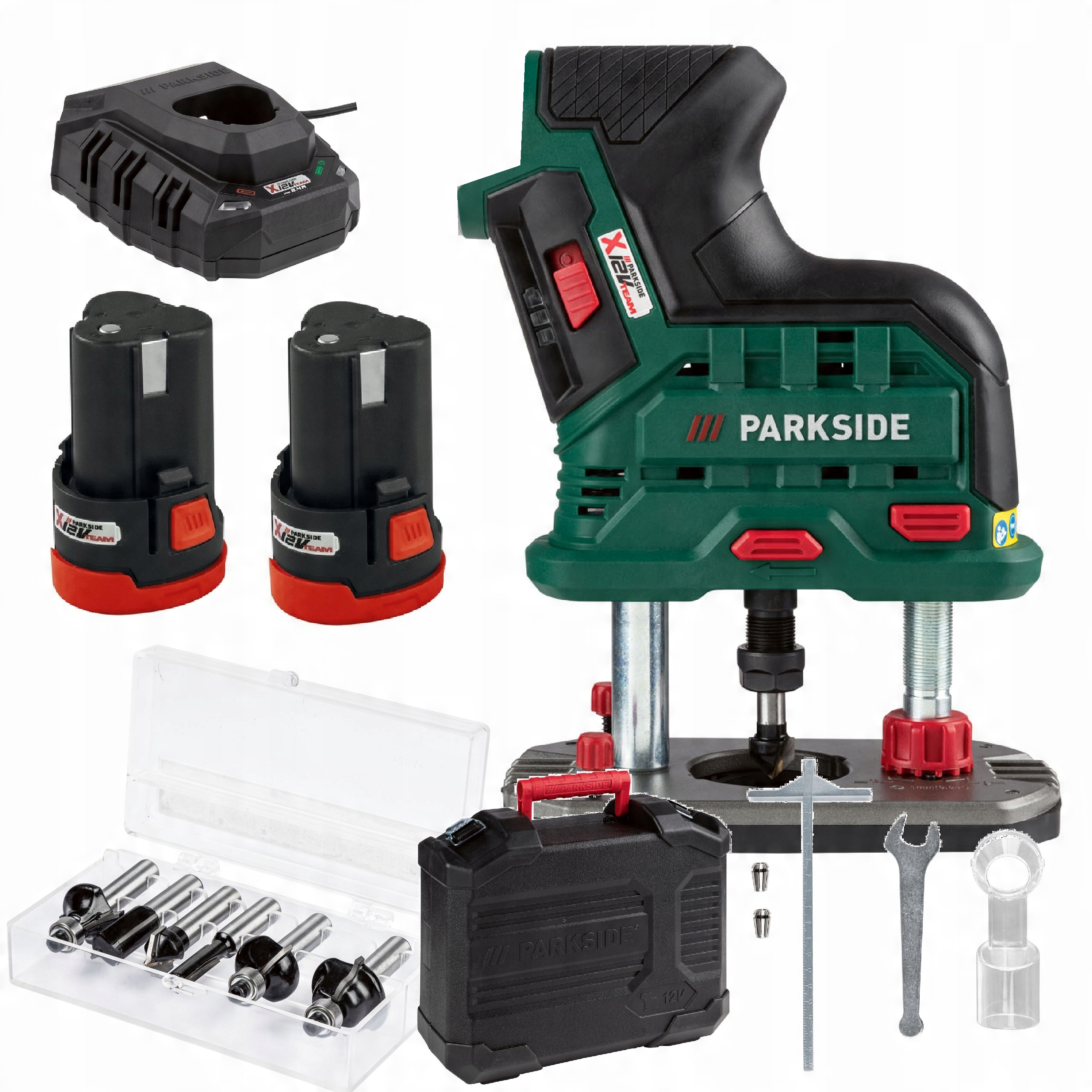 

Parkside frezarka 2x akumulator 12V ładowarka x12v