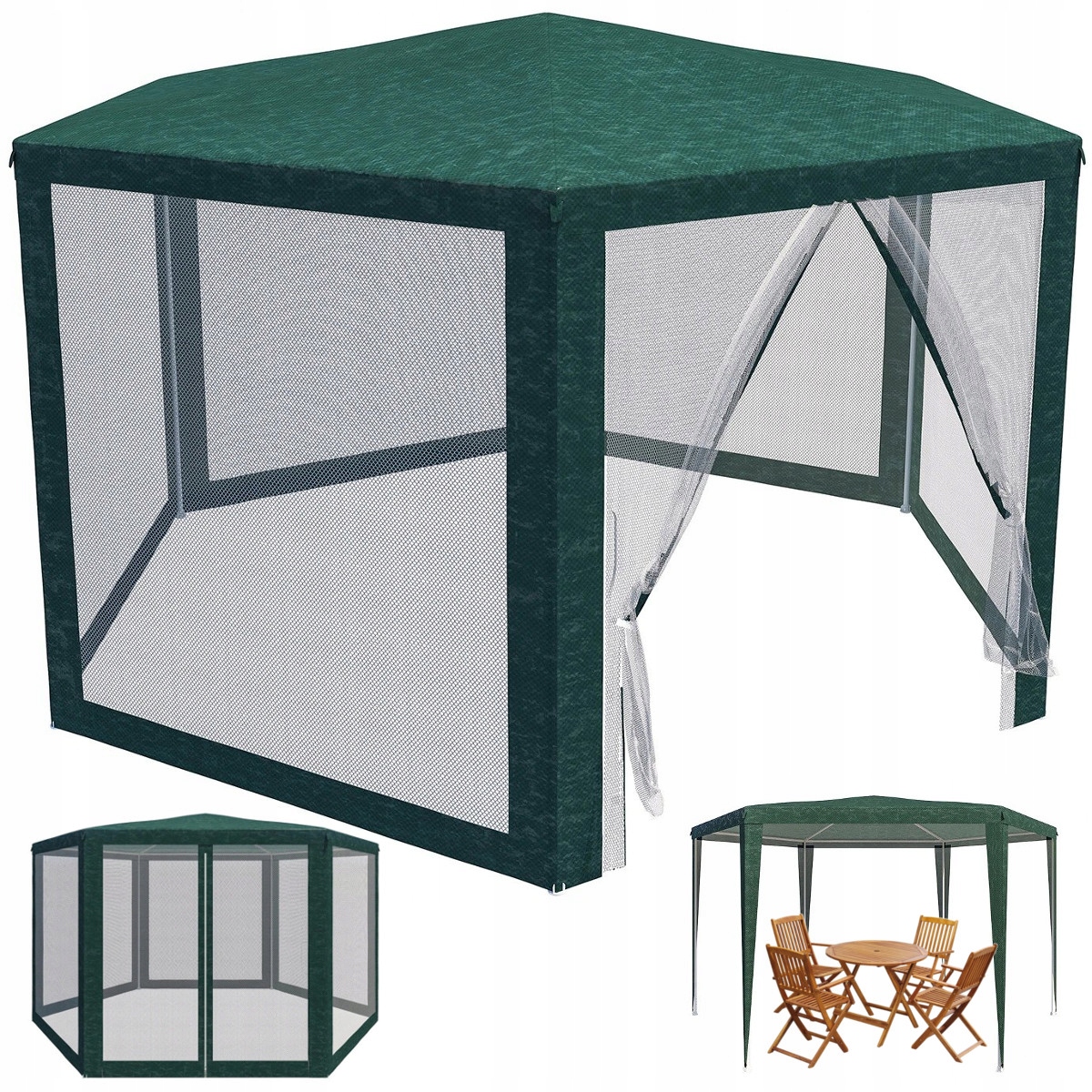 

Pawilon Namiot Ogrodowy Handlowy 4x4m Wodoodporny